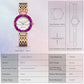 MEGIR Rhinestone Elegant Women Luxury Brand Watch Female Diamond Wristwatch Clock Ladies Sport Casual Watches Relogio Feminino