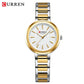 CURREN Luxury Slim Watch for Women Elegant Minimalist Dial Quartz Wristwatches Ladies with Luminous Hands Waterproof 9109