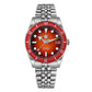 San Martin 37.5-40mm Limited Edition Red JianZhan Enamel Sunburst Dial Men's Diver Watch Miyota 9015 Automatic Mechanical SN0148