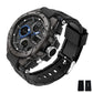 SANDA 6008 Wristwatches Waterproof Swimming Military Watch Men Sports Watches Dual Display Analog Digital LED Electronic Quartz