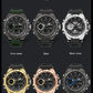 SANDA 6008 Wristwatches Waterproof Swimming Military Watch Men Sports Watches Dual Display Analog Digital LED Electronic Quartz