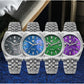 San Martin 39mm MOP Dial Sport Gada Watch Luxury Dress Men Miyota 90S5 Automatic Mechanical Wristwatch Waterproof 100m SN0144
