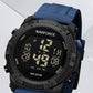 NAVIFORCE Men's Fashion LCD Digital Wristwatch 50m Waterproof Sports Silicone Strap Watches for Man Casual Electronic Male Clock