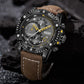 MEGIR Men Watches Luxury Brand Quartz Wristwatch Waterproof Leather Strap Military Sports Clock Chronograph Reloj Hombre 2130