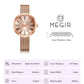 MEGIR Luxury Women Watches Fashion Ladies Quartz Watch Clock Stainless Steel Waterproof Female Watch Relogio Feminino 7014