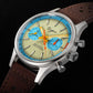 Sugess Pilot Watch with Seagull Movement Swanneck Wristwatch Mechanical Chronograph Sappire Crystal Military Limited Racing 1963