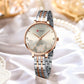 CURREN Luxury Sparkling Rhinestone Dial Stainless Steel Bracelet for Ladies Simple Quartz Wristwatches New Fashion Trends Gift