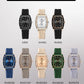 NAVIFORCE Women Quartz Watches Silicone Strap Student Sports Watch Big Dial Simple Tonneau Waterproof Wristwatches Dropshipping