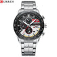 CURREN New Stylish Men's Watches Big Face 48mm Chronograph Dial Sport Quartz Wristwatches Luminous Hands Auto Date