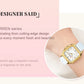 CURREN Chic Elegant Women's Watch Square Minimalist Dial with Luminous Hands Luxury Simple Quartz Wristwatch Ladies