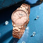 CURREN Fashion Brand Watches for Women Simple Casual Stainless Steel Bracelet Quartz Pointers Wristwatches Luminous Hands Clock