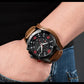 MEGIR Large Dial Watches for Men Luxury Brand Sports Chronograph Clock Waterproof Luminous Hands Quartz Wristwatch Reloj Hombre