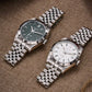 Baltany S4102 Business Man Automatic Mechanical Wristwatch 36mm Linen Dial Engine Turned Bezel NH35 Luxury Dress Watch For Man