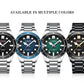 CURREN Casual Simple Quartz Watch with Stainless Steel Band Fashion Men's Clock Waterproof Luminous Wristwatches