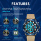MEGIR Men Watches Fashion Luxury Big Dial Sports Waterproof Quartz Wristwatch Chronograph Male Casual Luminous Clock 2136