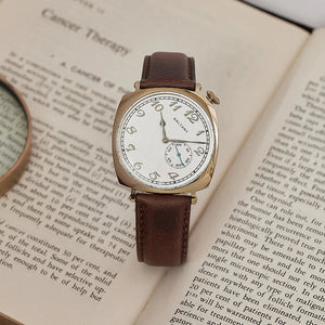 Baltany S4046G Dress Watch Man Luxury Gold Case Automatic Watch Stainless Steel Square Retro 1921 Mechanical Wristwatch Man