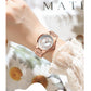 CURREN Romantic Charm Women's Wristwatches Fashion Design Thin Quartz Watch with Luminous Hands Stainless Steel Bracelet