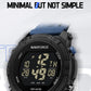 NAVIFORCE Men's Fashion LCD Digital Wristwatch 50m Waterproof Sports Silicone Strap Watches for Man Casual Electronic Male Clock