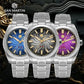 San Martin 2025 Guilloche Dial Snake Year Limited 39mm Miyota 90S5 Clear Caseback Men Automatic Mechanical Watch Luminous SN0144