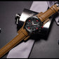 MEGIR Large Dial Watches for Men Luxury Brand Sports Chronograph Clock Waterproof Luminous Hands Quartz Wristwatch Reloj Hombre