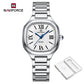 NAVIFORCE Women's Casual Watch Stainless Steel Bracelet Fashion Business Waterproof Quartz Wristwatches Ladies' Relogio Feminino