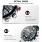 CURREN Men's Chronograph Watch Quartz Movement Luminous Hands Casual Sport Watch for Men Auto Date Waterproof Clock