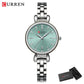 CURREN-Elegant Dress Watch for Women, Luxurious and Exquisite, 28mm Dial with Shinning Rhinestone, Quartz Wristwatch, New