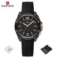 Women Watch NAVIFORCE Fashion Casual Quartz Watches Ladies Waterproof Wristwatch Silicone Band Girl Clock Relogio Feminino 6103