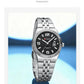 CURREN Women's Watch New Two- Tone Bracelet Quartz Wristwatch with Luminous Hands Luxury Shiny Dial with Stainless Steel Band