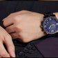 MEGIR Luxury Men's Watch Fashion Simple Casual Sports Watches for Men Leather Strap Waterproof Quartz Chronograph Clock 3010