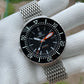 Steeldive SD1980 One-Piece Case 45MM Mens Diver Watch Automatic Mechanical BGW9 Luminous 1000M Waterproof Left Crown Watch