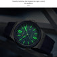 CURREN Fashion Minimalist Men's Watch with Date Display Casual Silicone Strap Quartz Wristwatches Luminous