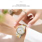 CURREN Fashion Luxury Brand Women's Watches New Simple Quartz Wristwatch with Stainless Steel Bracelet Luminous Hands
