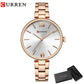 CURREN Women Watch Fashion Luxury Watch Reloj Mujer Stainless Steel  Female Clock Quartz Bracelet Wrist Watch Clock Gift