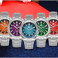 San Martin New 39mm Enamel JianZhan GMT Miyota 9075 Watch Luxury Gada Men Automatic Mechanical Dress Watch Chinese Style SN0144
