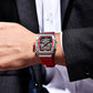 2026 PAGANI DESIGN New 40MM Bucket shaped Hollow Leisure Fashion Men's Quartz Watch Sapphire Glass Quartz Watch Clock
