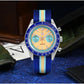 San Martin New Chronograph VK64 Quartz Watch Original Design 39.5mm Men Sports Business Dress Watches Waterproof 100m SN0116