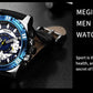 MEGIR Luxury Casual Men Watches Fashion Sports Military Wristwatch Calendar Luminous Quartz Chronograph Clock Montre Homme 2118