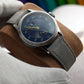 Sapphire Crystal NEW Pierre Paulin Jumping Hour Men Watch Salmon Dial Automatic St17 Mechanical Watch Vintage Date Window
