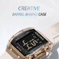 NAVIFORCE Women Watch Waterproof Personality Square Wristwatches LED Digital Silicone Strap Sport Electronic Clock Montre Femme
