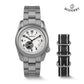 Boderry Field Watch Titanium Quartz Watches VOYAGER 38 Mens 100M Waterproof Clock Military Sport Luminous Business Wristwatch