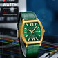 CURREN Elegant Men's Watch with Day-Date Display Formal Classic Quartz Wristwatch with Luminous Hands Casual Wear Gift for Him