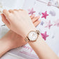 MEGIR Luxury Watches for Women Stainless Steel Dress Clock Fashion Elegant Wristwatch Quartz Watch Ladies Clock Reloj Mujer 7012