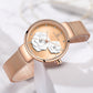 Women Watch NAVIFORCE Top Luxury Brand Steel Mesh Waterproof Ladies Watches Flower Quartz Female Wristwatch Charming Girl Clock