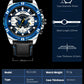 MEGIR Luxury Casual Men Watches Fashion Sports Military Wristwatch Calendar Luminous Quartz Chronograph Clock Montre Homme 2118