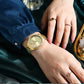 CURREN NEW Luxury Stainless Steel Wristwatches for Ladies Romantic Rose Pink with Rhinestones Roman Numeral Dial