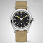 Field Watch Classic Retro Arrow Pilot Watch Male Mens Mechanical Satch Manual Hand Wind Luminous Stain Steel Merkur 38mm Case