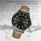 NAVIFORCE Quartz Dress Watch For Men Simple Original Leather Man Watches Waterproof Luminous Business Hand Calendar Clock Gift