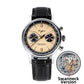 Sugess 1963 Pilot Watch Men Mechanical Chronograph Panda Wristwatch Air Force Sapphire Waterproof for Seagull Movement ST1901 v3