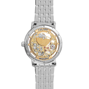 Boderry Watches Automatic Mechanical ELITE II Waterproof Sapphire Crystal Glass Wristwatches HANGZHOU CAL.5521 Movement For Men